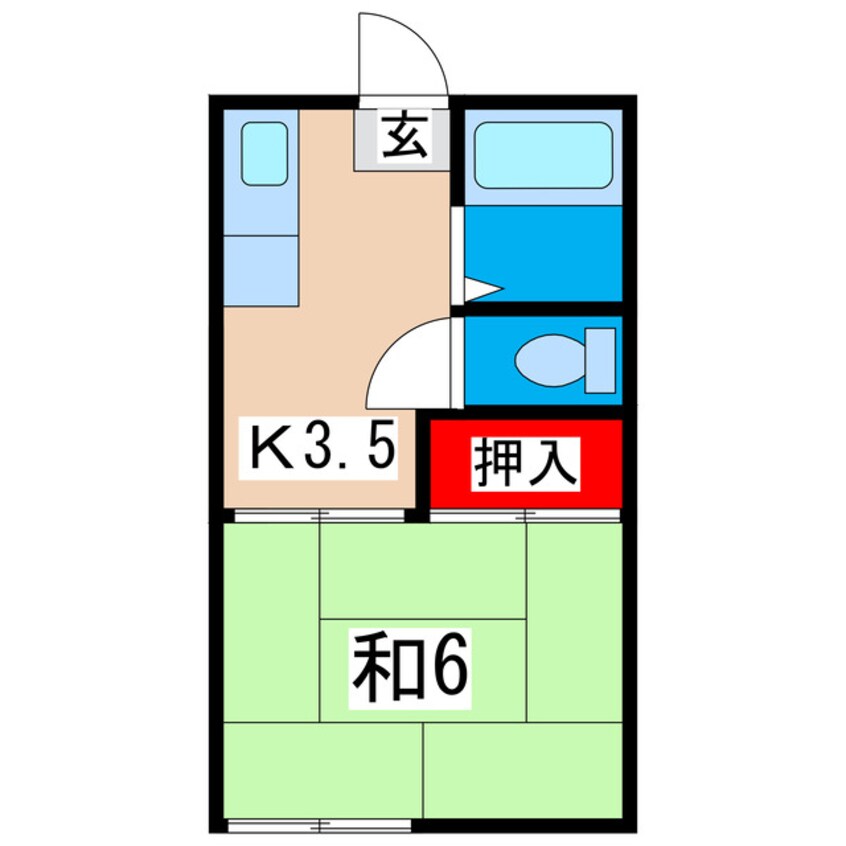 間取図 ハイツ清風