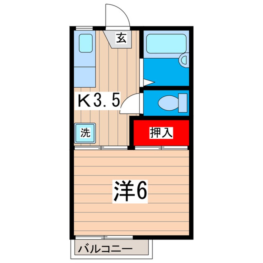 間取図 ハイツ清風