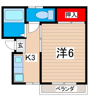 間取図 ヒガシハイツ