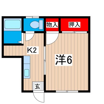 間取図 ヒガシハイツ