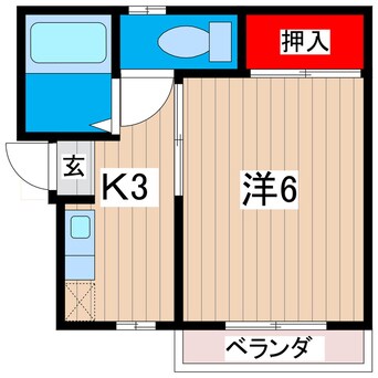 間取図 ヒガシハイツ