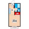 タチハイツ 1Rの間取り