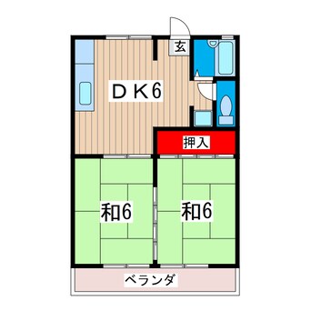 間取図 大進ハイツ