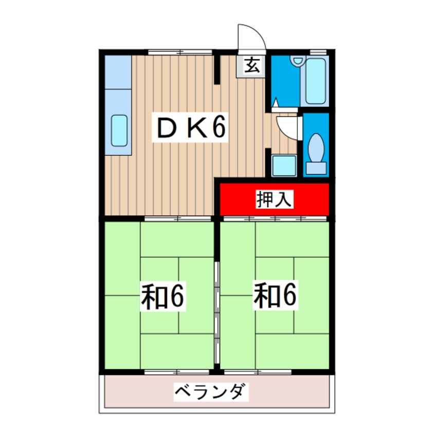 間取図 大進ハイツ