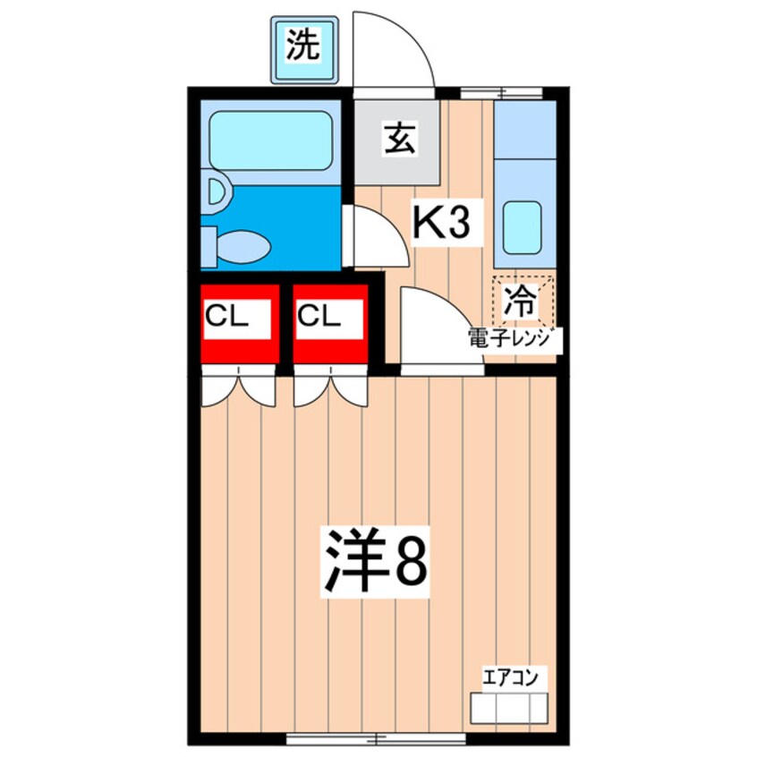 間取図 グリーンハイツ（東成沢）