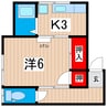 高橋アパート 1Kの間取り