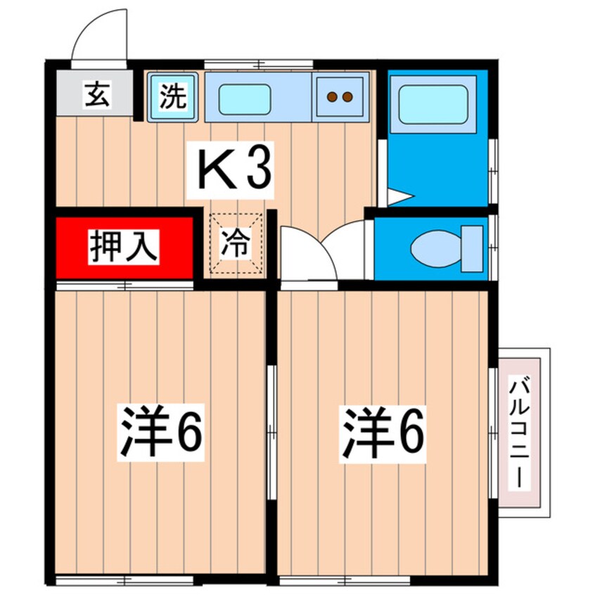 間取図 高橋アパート