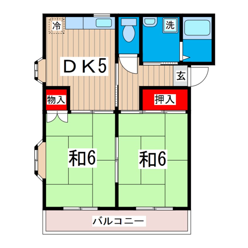 間取図 プレミールミヤモ