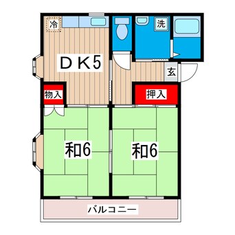 間取図 プレミールミヤモ