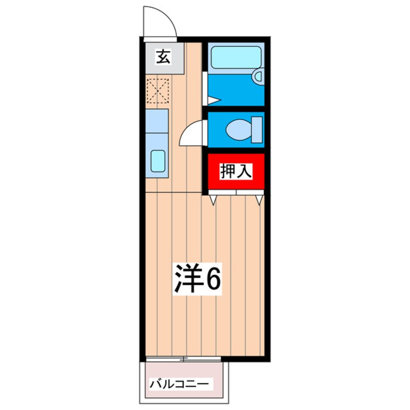 間取図 ペガサスハイツ