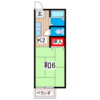 間取図 ペガサスハイツ