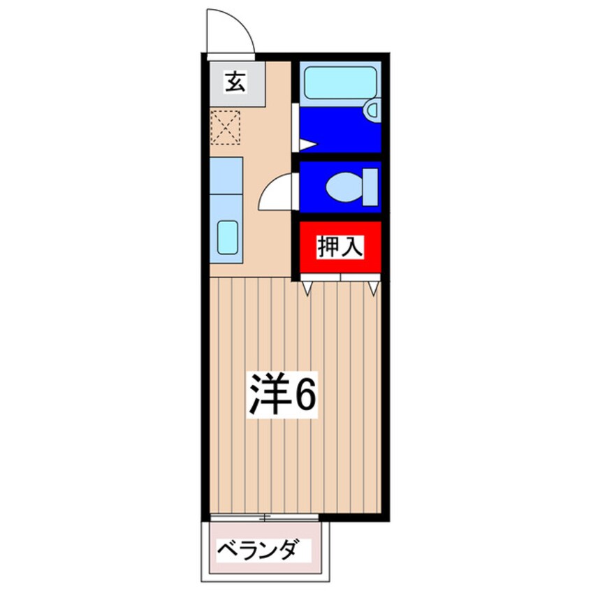 間取図 ペガサスハイツ