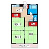 末広マンション 3Kの間取り