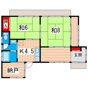 間取図 高鈴町鈴木貸家