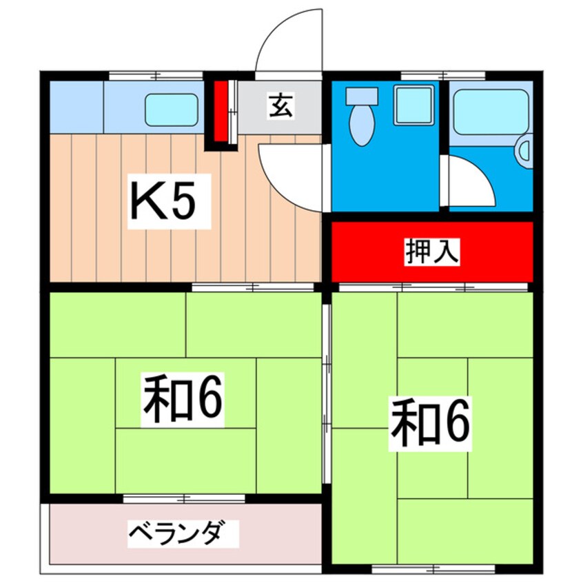 間取図 鈴の宮ﾏﾝｼｮﾝ