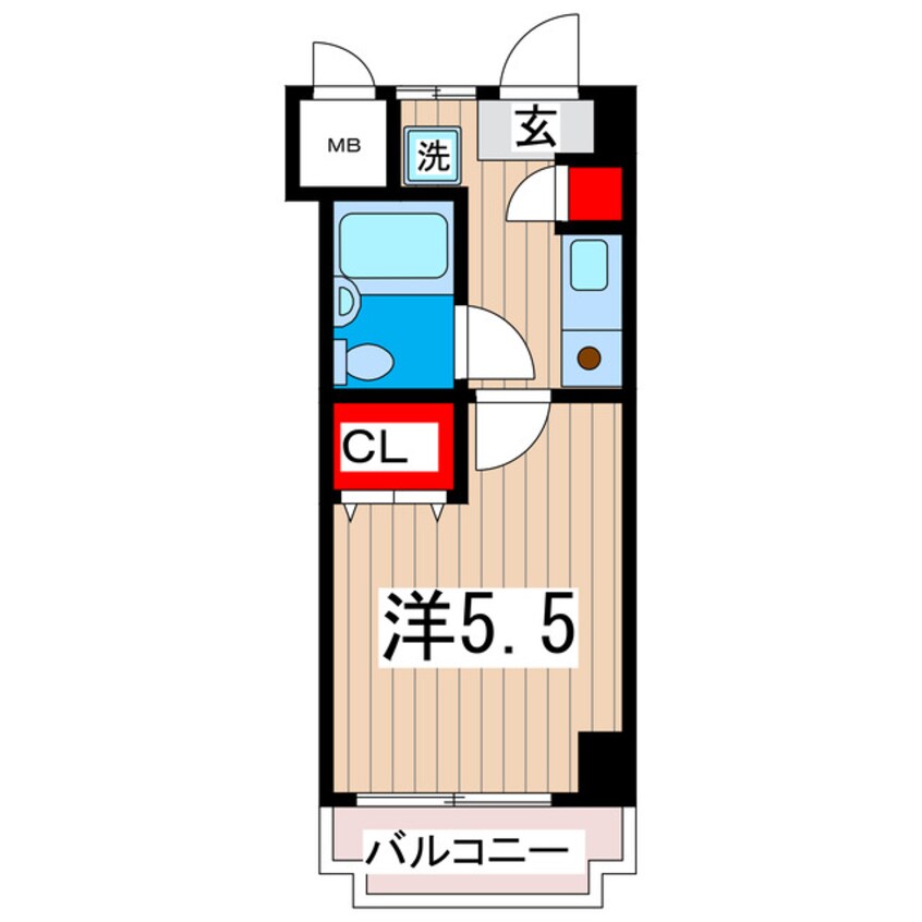 間取図 コンフォルト日立