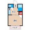 アリス１ 1Kの間取り