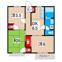 第４クレールひだかの間取図