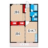Ｆビル 2DKの間取り