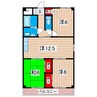 ルーブル日立 3LDKの間取り