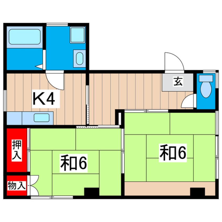 間取図 みどり園ビル