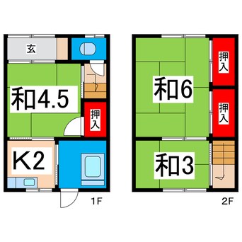 間取図 東友アパート