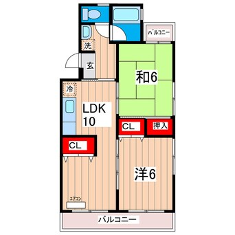 間取図 旭町ケイセンマンション