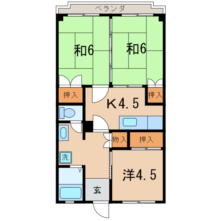 間取図 たちばなビル