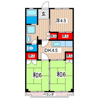 間取図 たちばなビル