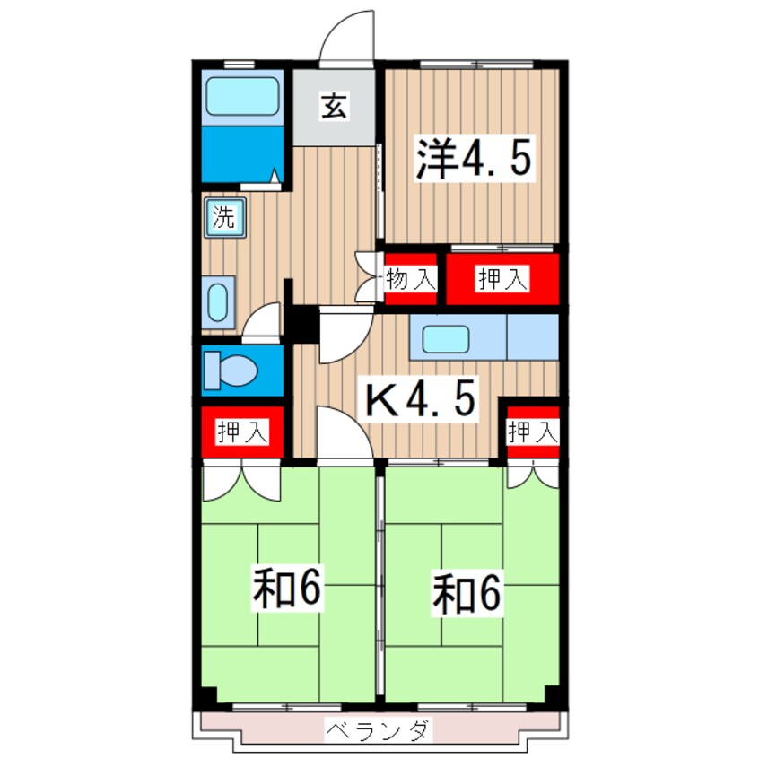 間取図 たちばなビル