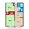 メゾン成和 3Kの間取り