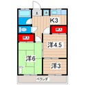 池の川マンションの間取図