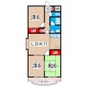 メゾンパークサイド 3LDKの間取り