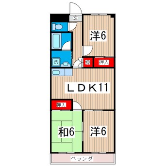 間取図 メゾンパークサイド