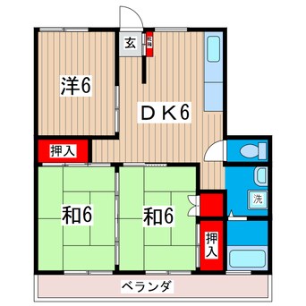 間取図 ラフォーレ高萩