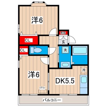 間取図 フォーレストハイツ