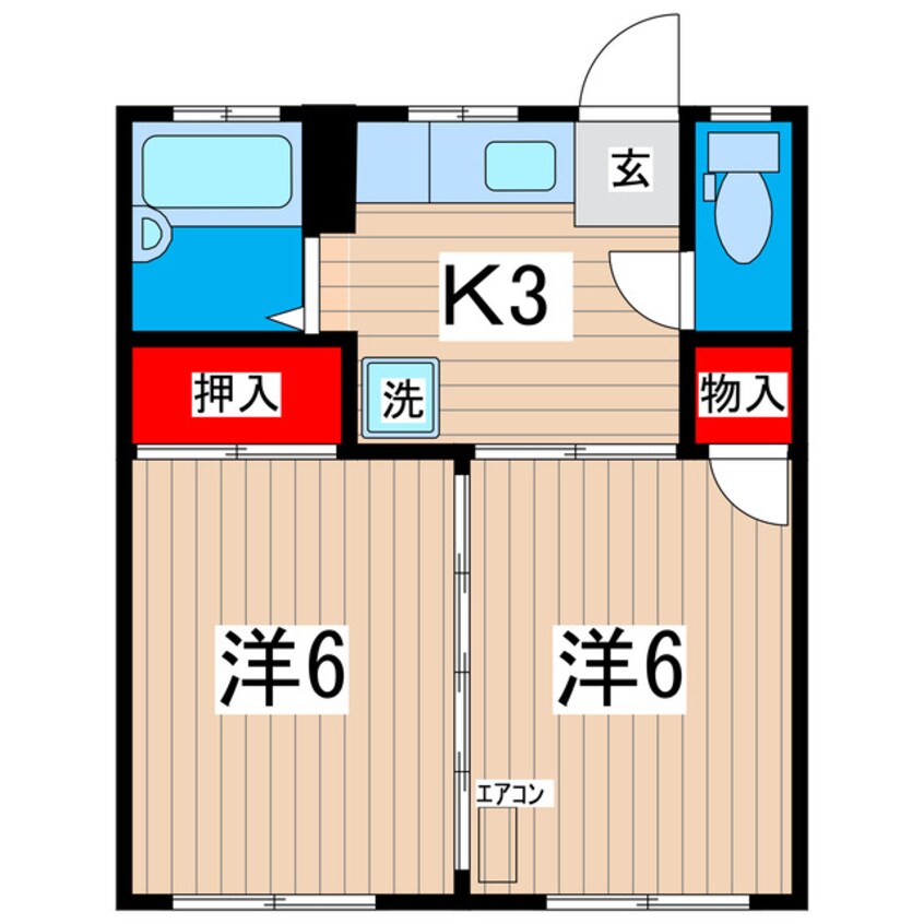 間取図 ヤママス東