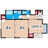 小川ビル 2DKの間取り