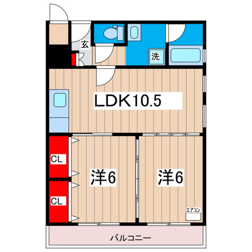 間取図 富士ビル