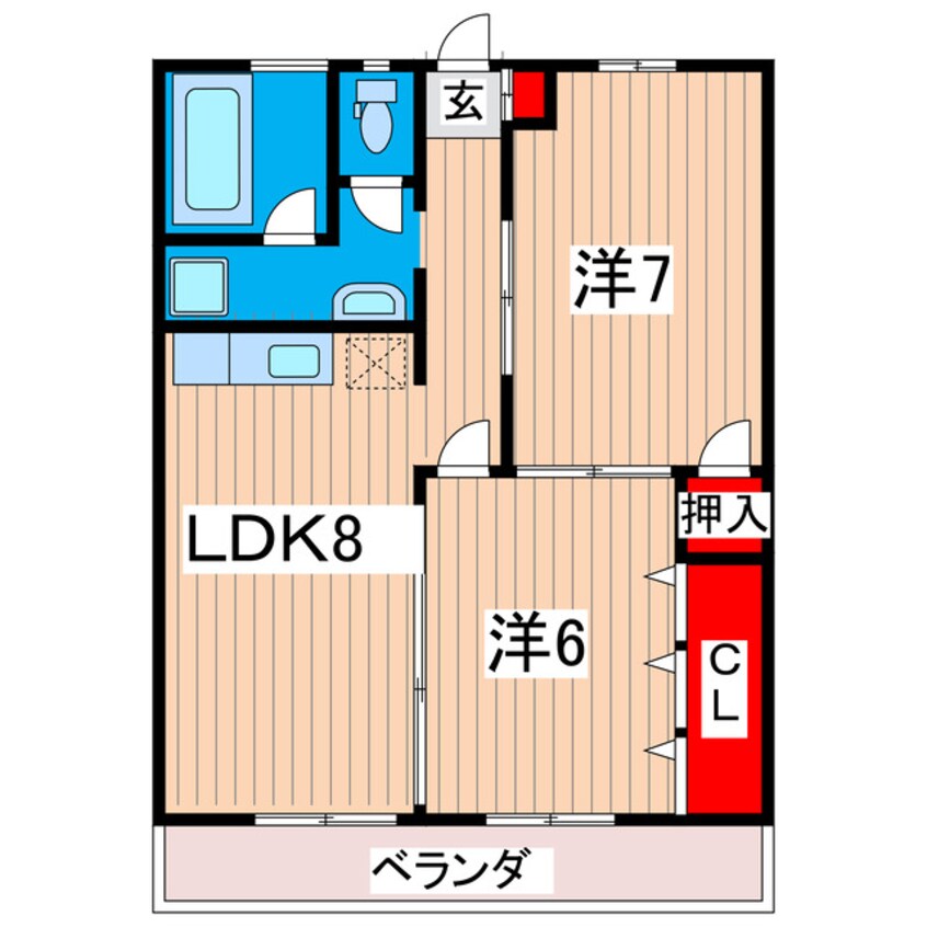 間取図 富士ビル