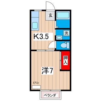 間取図 サンライフヴィラＢ棟