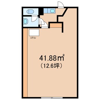 間取図 鹿島町1丁目長山ビル1