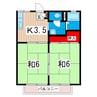 広洋ハイツ 2Kの間取り