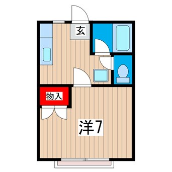 間取図 ドミールキクチ中郷