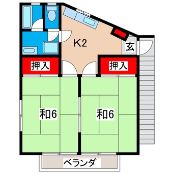 間取図 折笠ハイツ