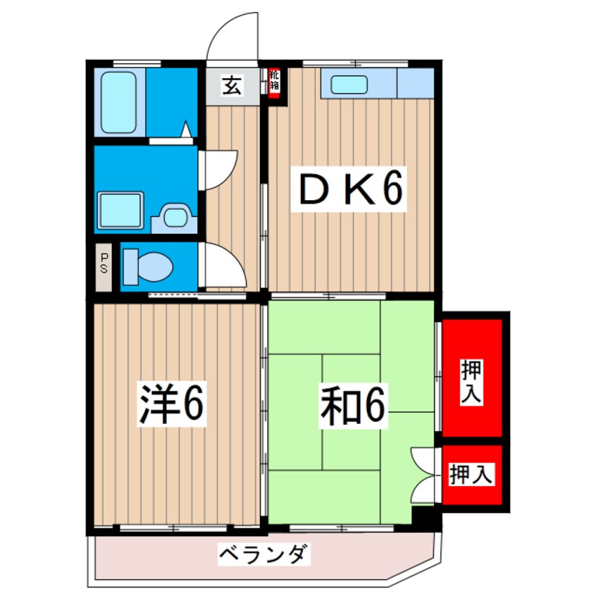 間取図 陽崇台ハイツ