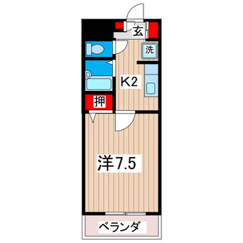 間取図 アビタシオン藤田