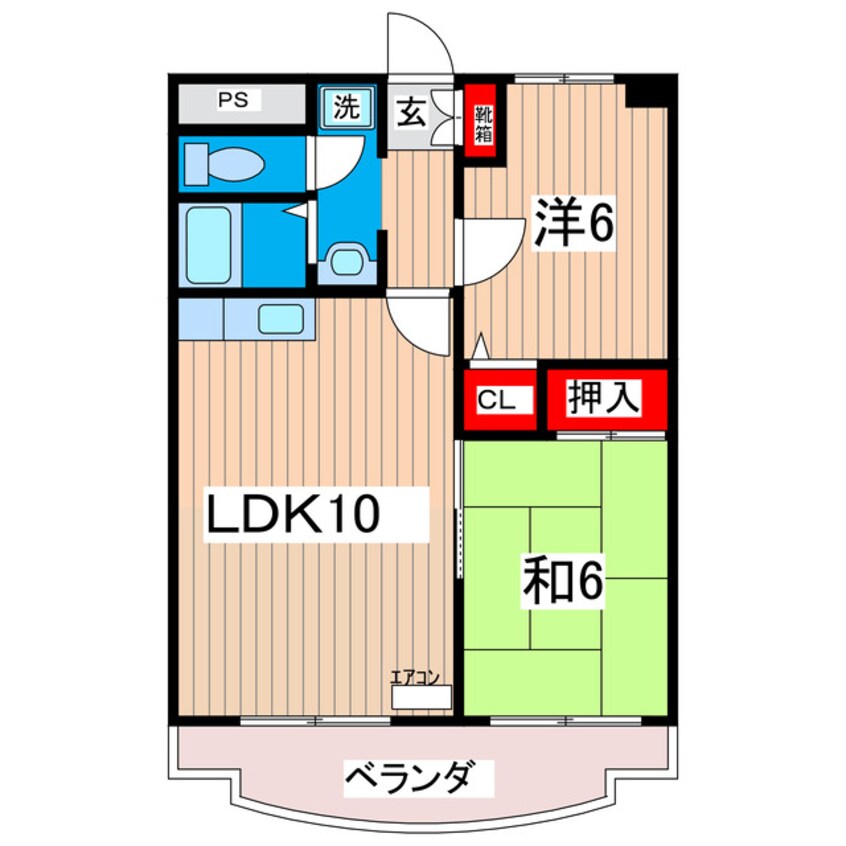 間取図 アビタシオン藤田