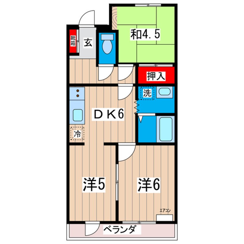 間取図 ヒルトップ