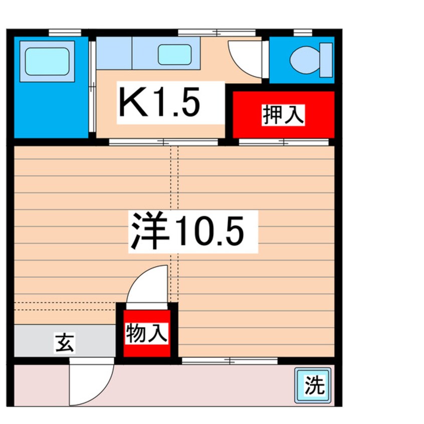 間取図 第1大窪荘